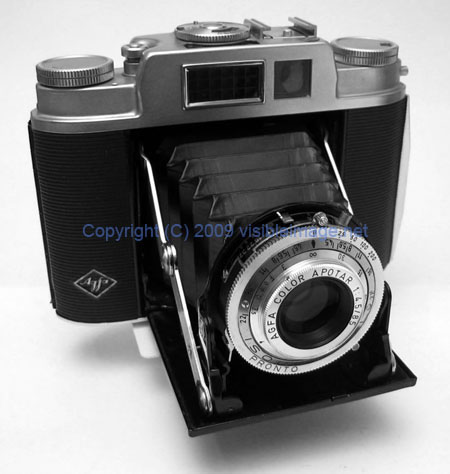 agfa isolette - open