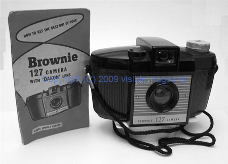 kodak brownie 127 with book